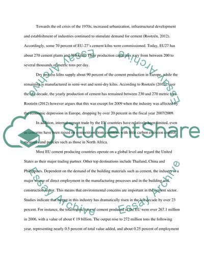 EU Environmental Law: Carbon Emissions and Sustainable Cement and Concrete