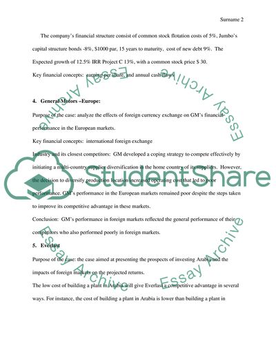 Company Financial Position