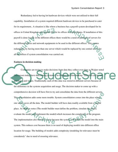 Future Trends in System Consolidation