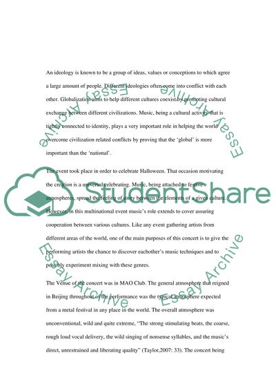 Ethnographic essay sample image