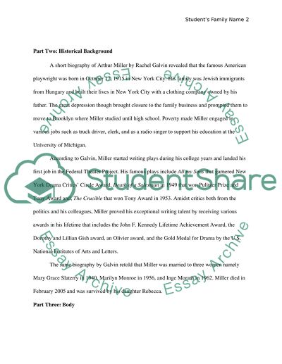 The Crucible: A Play in Four Acts by Arthur Miller