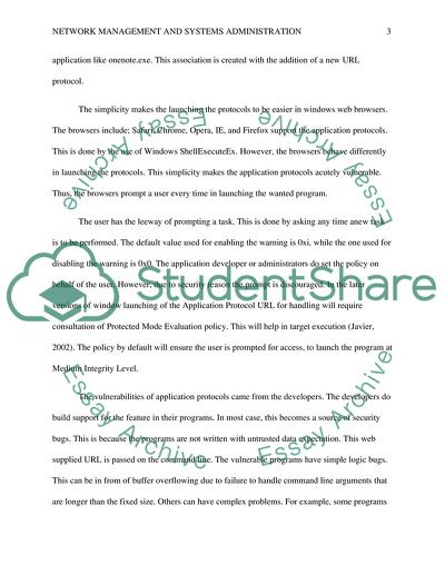 Network Management and Systems Administration