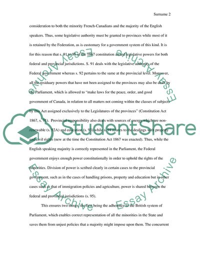 The Constitution Acts of 1867 to 1982