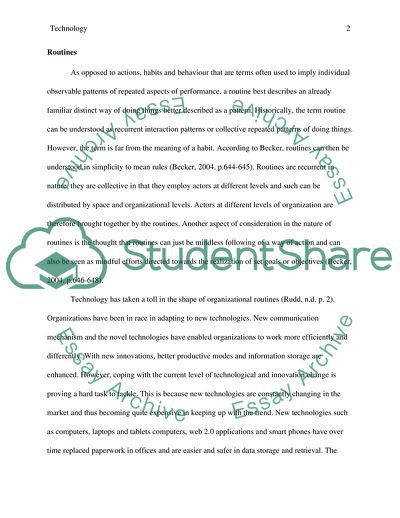 The Aspects of Technology