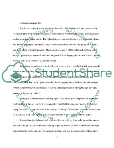 Intellectual Property Law