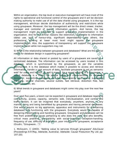 Database Applications