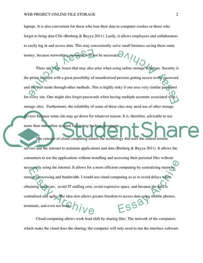 Web Project-Online File Storage