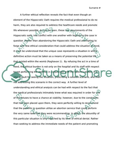 Ethical Reflection on Parenthood