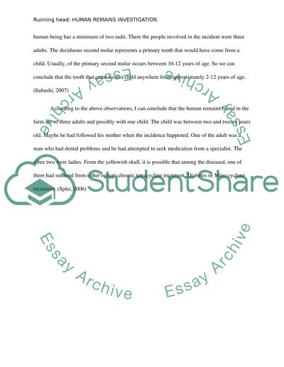 Forensic Pathology Case Study: Skeletal Remains