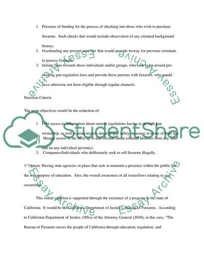 Regulation Concerns in the Gun Market