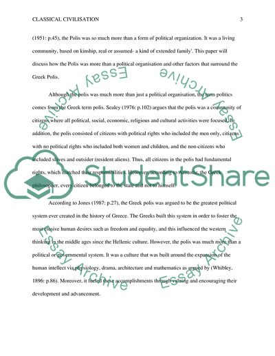 The Ancient Greek City-State