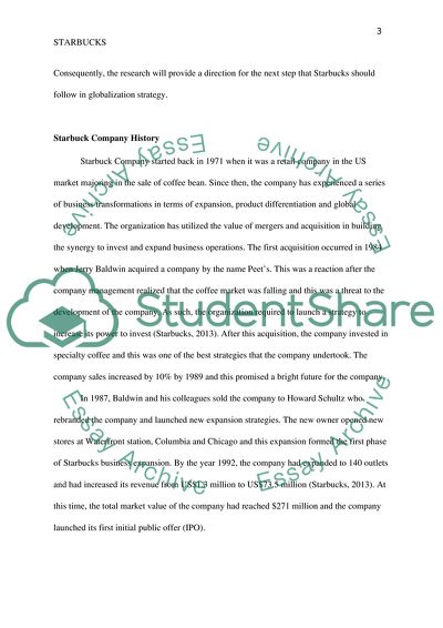 Starbucks Market Environment