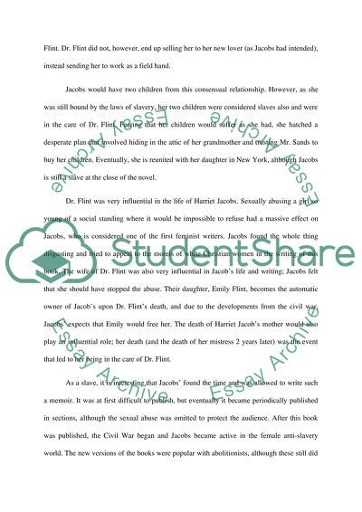 Harriet jacobs essay picture