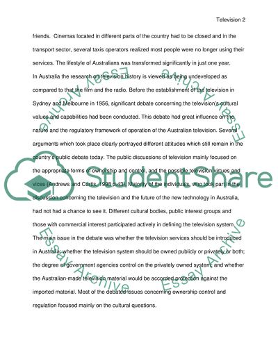 Introduction of television to Australia in 1956