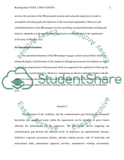 Human Resource Management Between the Different Levels of Employees