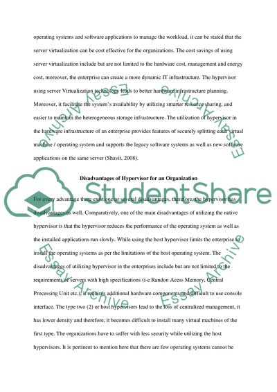 The Server Virtualization