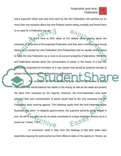 Federalist and Antifederalist