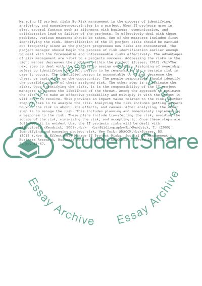 Large project success