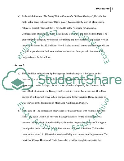 Relevant Information for Decision Making case assignment 3 accounting