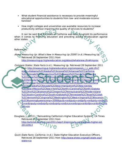 Californias System of Public Higher Education