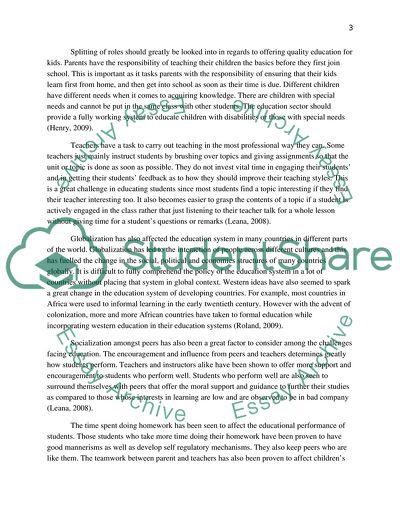 Educational Challenges of 21st Century