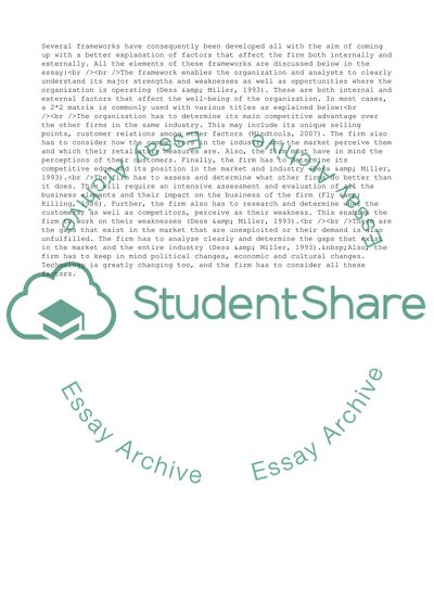 Strategic Environmental Analysis Systems