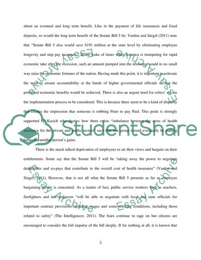 Pros and Cons of the Ohio Senate Bill