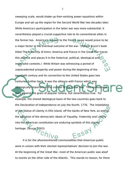 America and the Great War