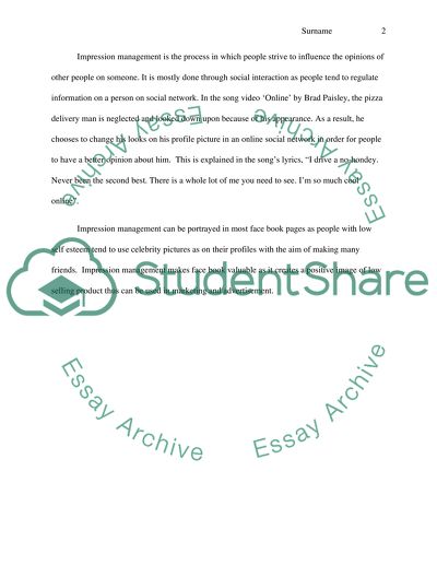 Socialization/Impression Management