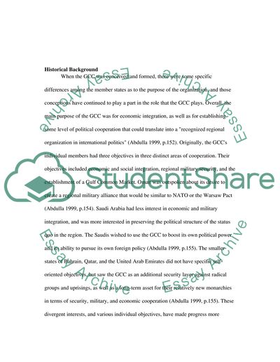 GCC: Lasting Regional Trade Bloc