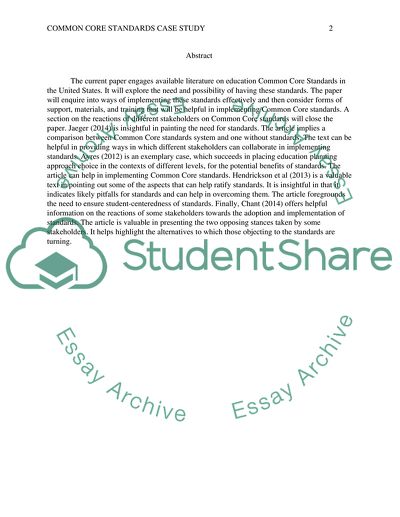 Common Core Standards in the United States