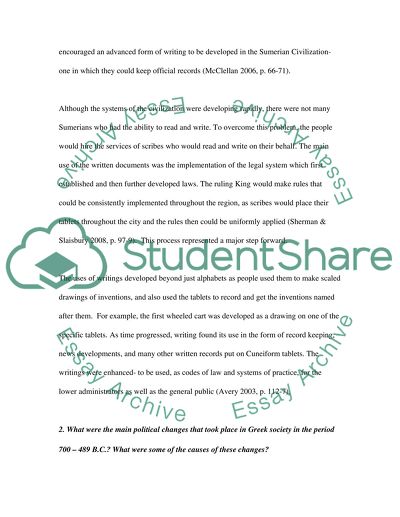 The Sumerian civilization