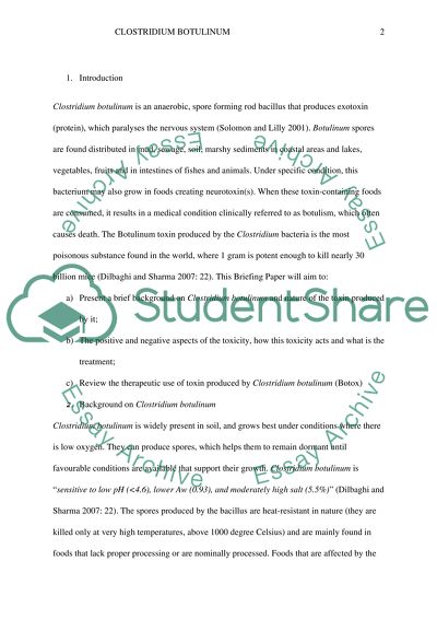 Clostridium botulinum (Microbial form and function)