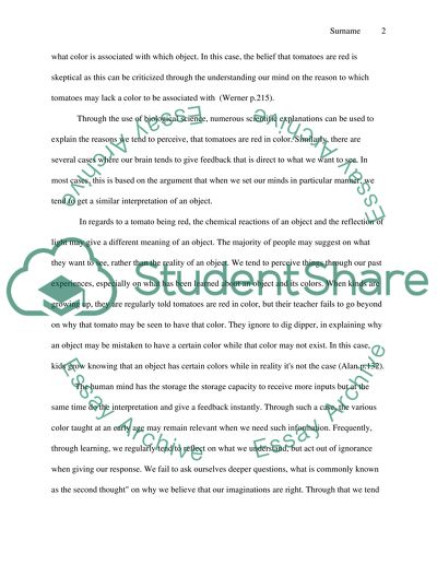 Nothing has color, color is false truth