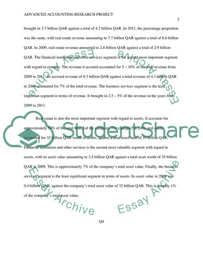 Advanced Accounting: BARWA Real Estate Company