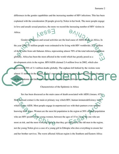 Analysis of 28 Stories of AIDS in Africa by Stephanie Nolen