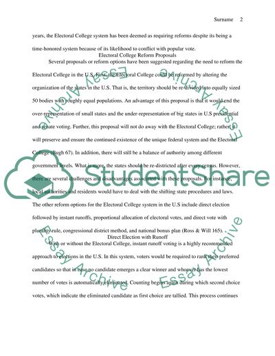 Electoral College Reform