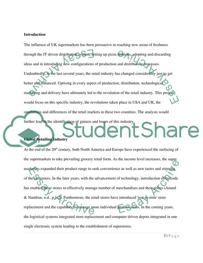 The retail revolutions in the UK and US. Similarities and differences, the winners and losers