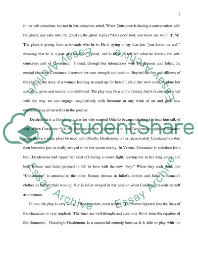 Good night Desdemona