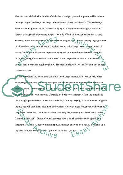 Beauty Industry And The Creation Of The Beauty Stereotypes