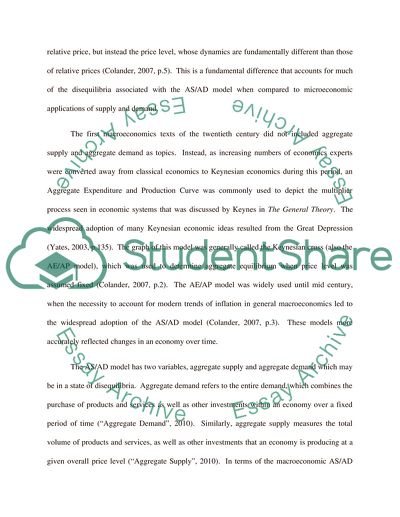 The Reasons for Disequilibria in AS/AD Systems