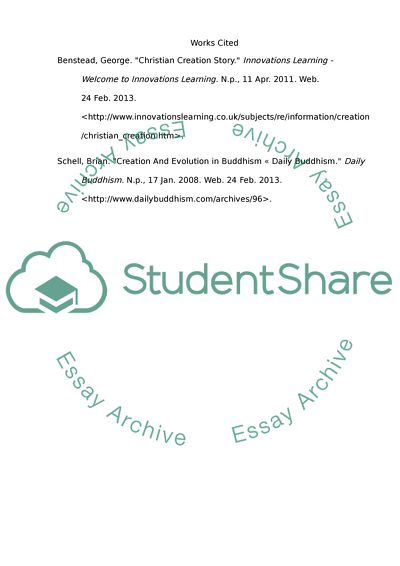 The Christian Interpretation of the Creation Story