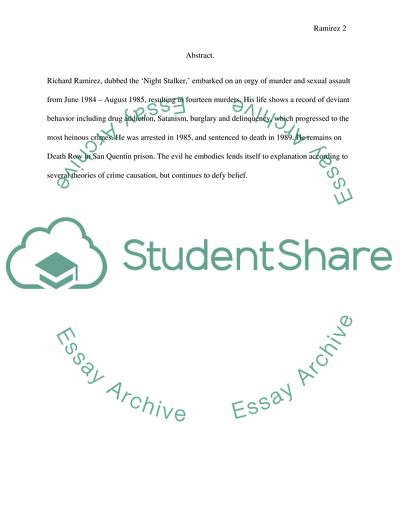 Richard Ramirez: The Night Stalker