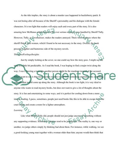 The Huckleberry Murders by Patrick McManus