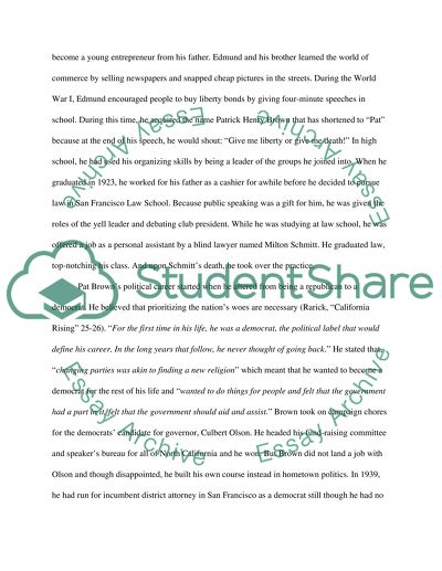 California Rising: The Life and Times of Pat Brown