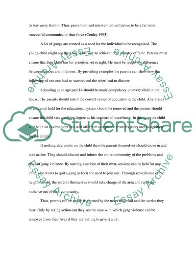 Community and Domestic Violence