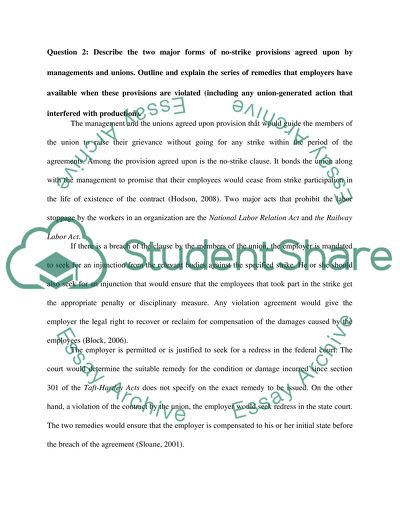 Unit VII Collective Bargaining