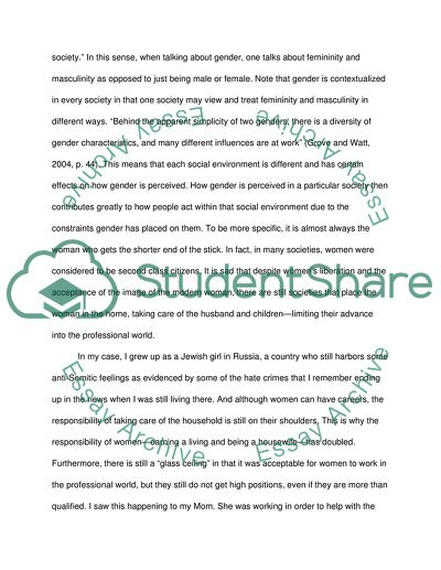 Gender and Class - A Story of How Immigration Changed Me