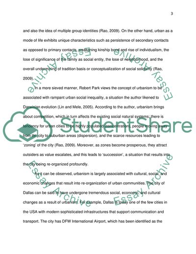 How Three Sociological Concepts Connect to Dallas