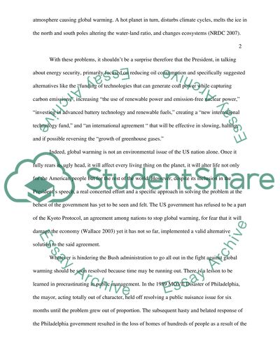 State Policy: Energy Security